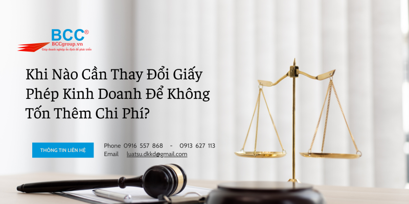 thay đổi giấy phép kinh doanh giá rẻ